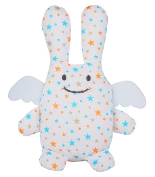 Trousselier Peluchette Lapin Ange Etoiles - 12 cm